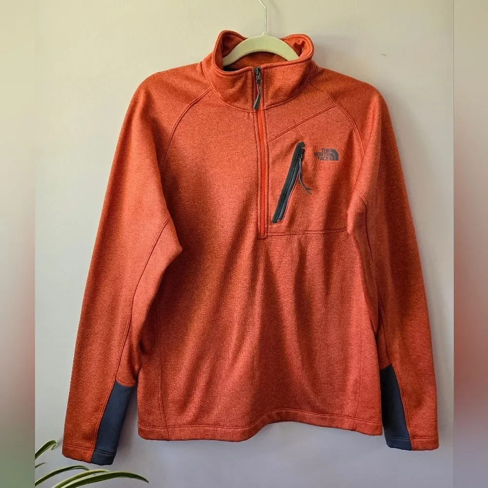 Columbia Men’s Coral & Grey Full Zip Fleece Jacket - Size Medium 🏔️